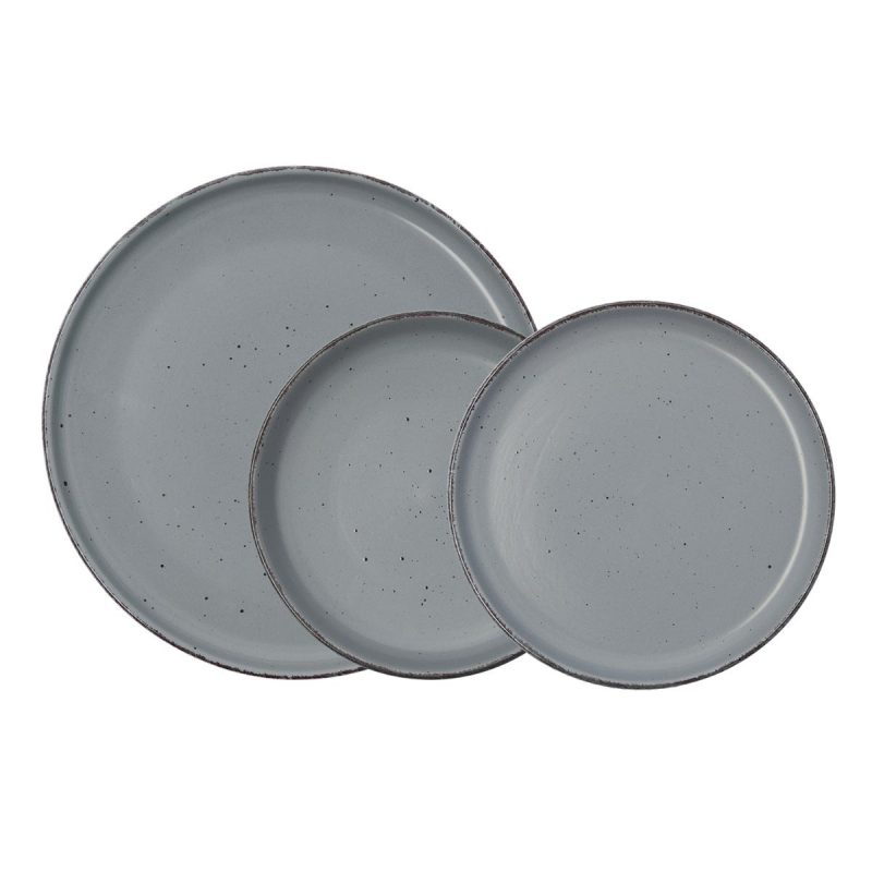 Vajilla Duna Gris 12 Piezas