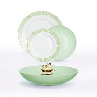 Vajilla Luminarc Romantic Verde 12 Piezas - Imagen 2