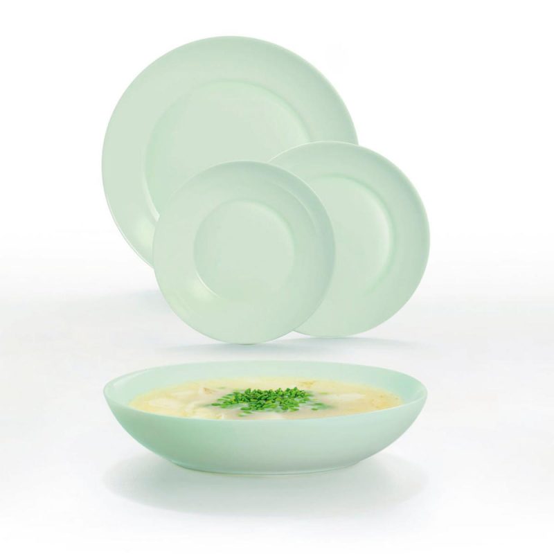 Vajilla Luminarc Apy Paradise Verde 18 Piezas