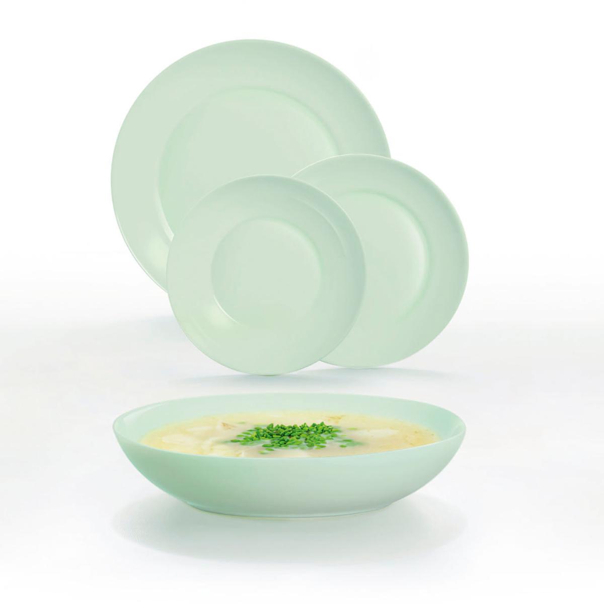 Vajilla Luminarc Apy Paradise Verde 18 Piezas